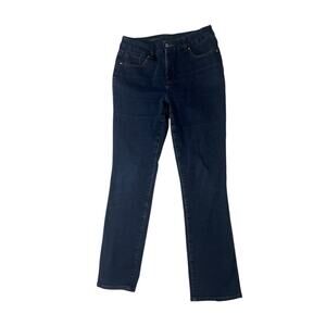 Chico's Jeans Womens Sz 0.5R or US Sz 6R So Slimming Girlfriend Slim Leg EUC